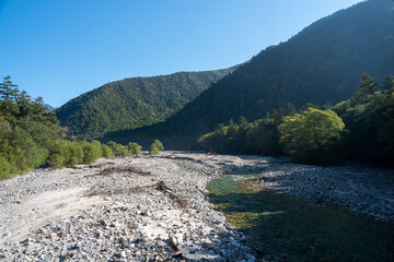 river in mountains