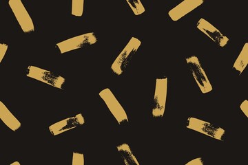 Seamless pattern with hand painted abstract texture. Brush stroke, ink smear. Design for wallpaper, fabric print