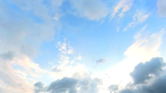 Pasando nubes timelapse