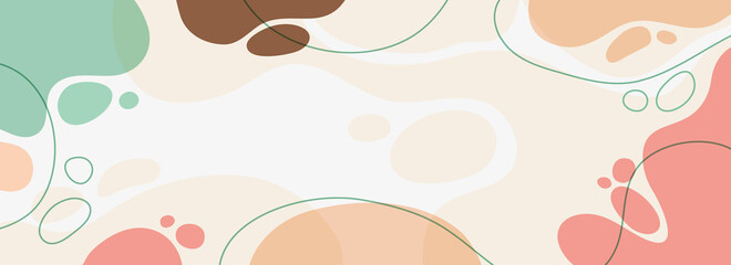 Template banner and cover for social media ad, template special promo new arrival sale.Color splash abstract background for design.