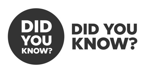 did you know vector icon