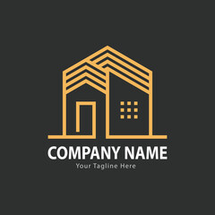 Fototapeta premium Building and property logo template