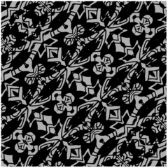 raster pattern in geometric ornamental style. Black and white pattern.