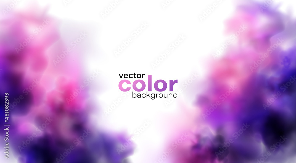 Poster holiday abstract shiny color powder cloud design element