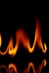 Fire flames