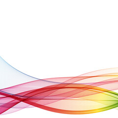 Naklejka premium colorful abstract wave. pattern. color lines. layout for presentation, advertising, banner. eps 10