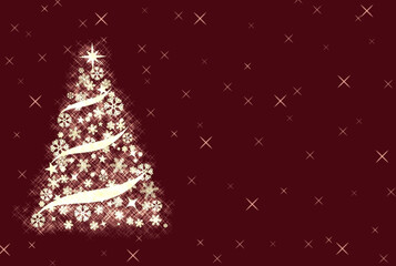 red christmas tree