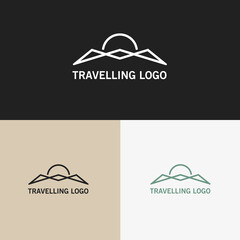 Fototapeta na wymiar Travelling Logo