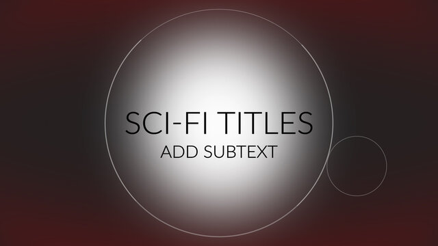 Circular Sci-Fi Titles