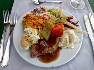Food, Essen, Rinderfilet, Gemüse, Lecker, Spanien