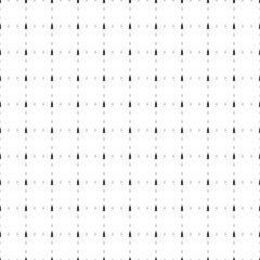 Square seamless background pattern from geometric shapes are different sizes and opacity. The pattern is evenly filled with small black beer bottle symbols. Vector illustration on white background