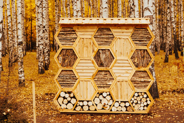 The big insect hotel in the Park © Julia Kiseleva
