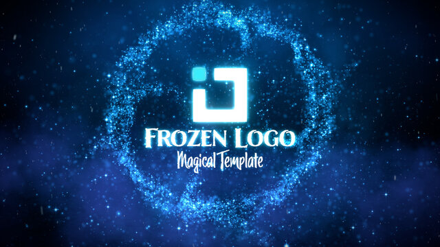 Frozen Magical Logo Title