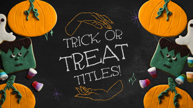 Chalky Trick or Treat Titles