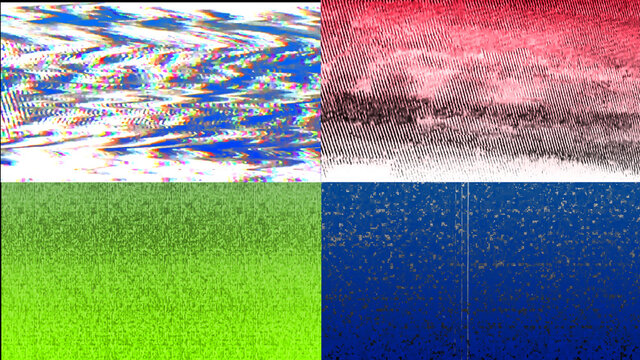 Cool Glitch VHS Retro Transitions