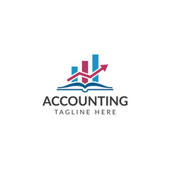 accounting or finance modern logo