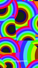 Fototapeta na wymiar abstract rainbow background