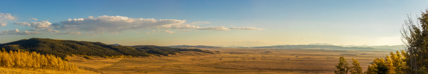 Scenery Autumn landscape in the Rocky Mountains of Colorado - Kenosha Pass
