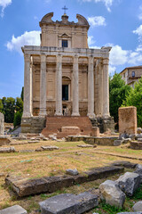Fototapeta na wymiar Imperial Forums of Ancient Rome
