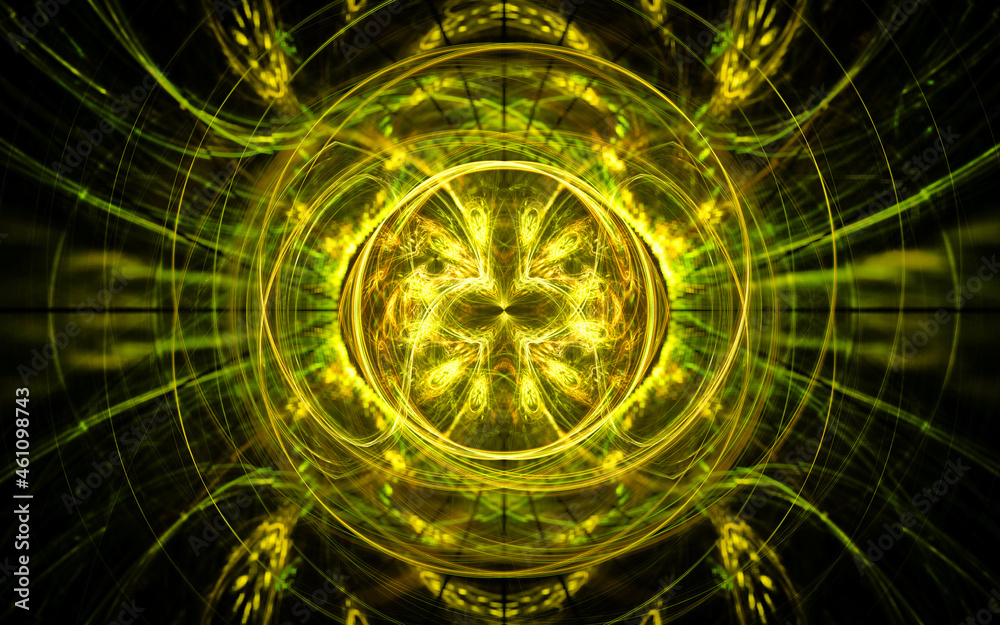 Aufkleber digital illustration abstract image generated fractal background image wallpaper pattern of various 
