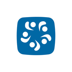 Tele meeting or remote conference app logo design