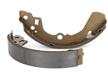 New brake pads, isolated on white background