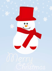 Merry Christmas and Happy new year card. vector