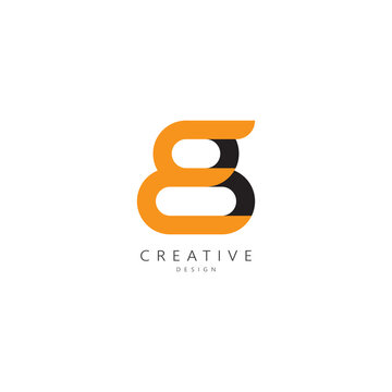 Letter E and Number 8 ( eight ) Logo. Creative and Minimalist Letter E E8 Number 8 Eight Logo Design Using letters Monogram. Design Vector Icon Illustration. Editable in Vector Format.