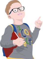 student is going to read a book, use background,for graphic design and Used to describe in a communication show.