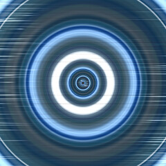 Abstract round fractal texture. Digital art. 3D rendering.