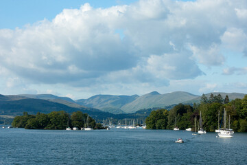 Fototapeta na wymiar Windermere Lake, England - Lake District National Park
