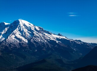 Sunrise forest views in the beginning of fall 