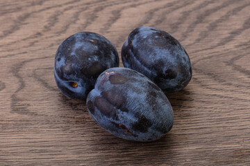 Ripe sweet and tasty plum