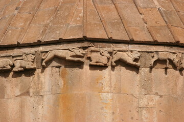 The Cathedral of the Holy Cross  on Aghtamar Island, in Lake Van in eastern Turkey, is a medieval Armenian Apostolic cathedral, built as a palatine church for the kings of Vaspurakan and later servin