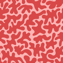 Vector seamless abstract pattern, modern shapes. Simple design for textile, wallpaper, wrapping paper.