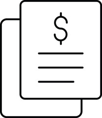 Billing Isolated Vector icon which can easily modify or edit

