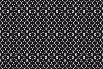 Barbed Wire Background. Black Wire Mesh Isolated white background. Fence Barb Construction Zone Vector Illustration Template. Barbed Wire Fence. Black Grid Backdrop.
