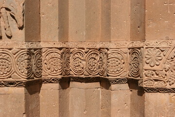 The Cathedral of the Holy Cross  on Aghtamar Island, in Lake Van in eastern Turkey, is a medieval Armenian Apostolic cathedral, built as a palatine church for the kings of Vaspurakan and later servin