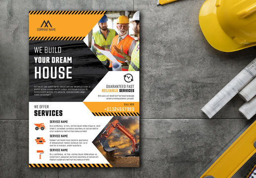 Construction Flyer Layout