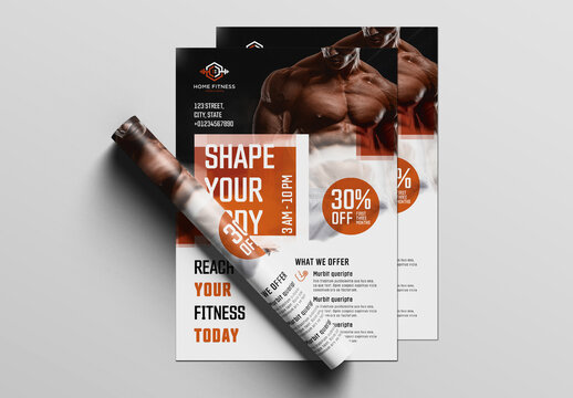 Fitness Flyer Layout