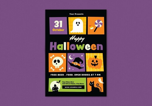 Halloween Costume Party Flyer
