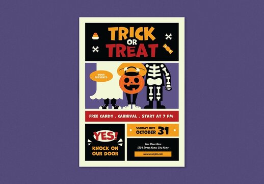 Trick Or Treat Flyer