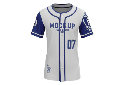Men's Baseball Tshirt Mockup