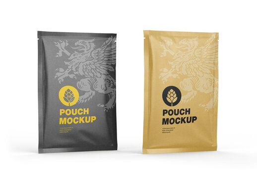 Kraft Pouch Mockup