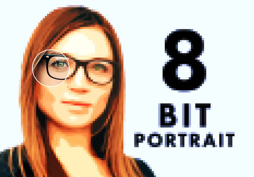 8 Bit Portrait Effect