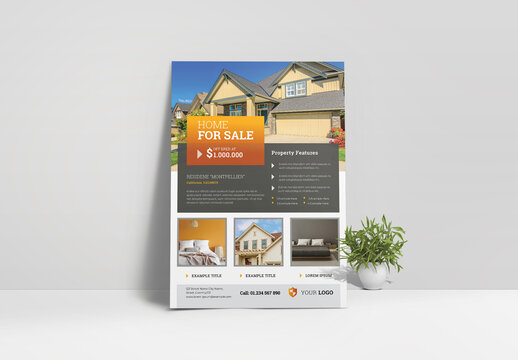 Real Estate Flyer Layout