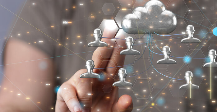 sphere network structure - abstract design connection design