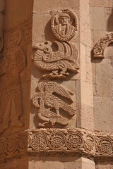 The Cathedral of the Holy Cross  on Aghtamar Island, in Lake Van in eastern Turkey, is a medieval Armenian Apostolic cathedral, built as a palatine church for the kings of Vaspurakan and later servin