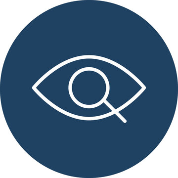 Eye search Isolated Vector icon which can easily modify or edit

