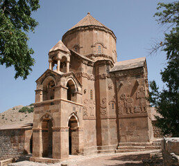 The Cathedral of the Holy Cross  on Aghtamar Island, in Lake Van in eastern Turkey, is a medieval Armenian Apostolic cathedral, built as a palatine church for the kings of Vaspurakan and later servin